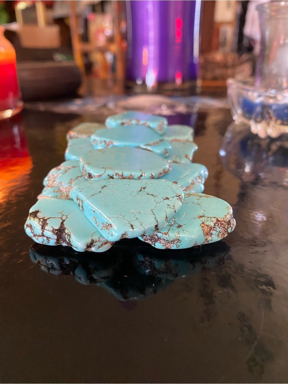 Authentic Real Turquoise Slab Belt Buckle. Never used with Tags. Men or women’s - Picture 7 of 10